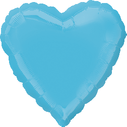 Heart - Carribean Blue - Balloon Shop