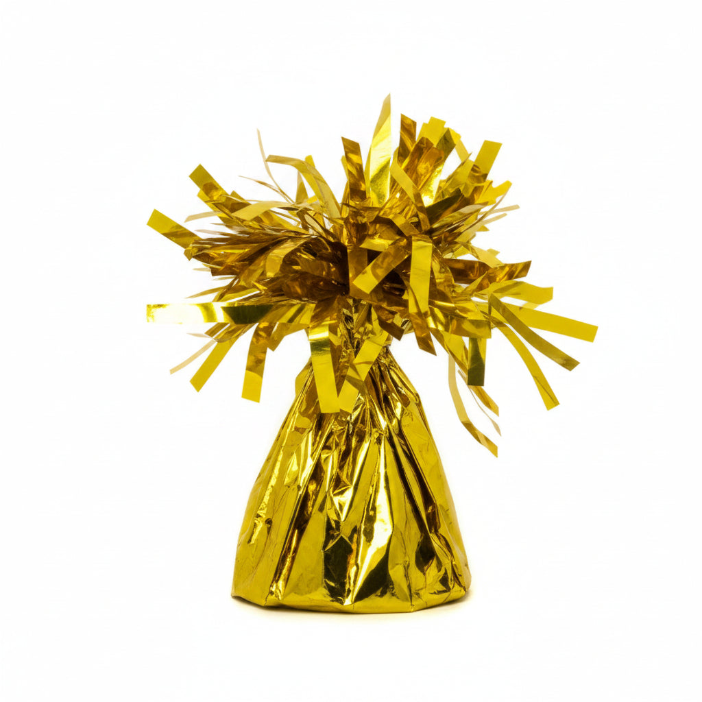 Gold - Balloon Weight & Bag - Balloon Shop