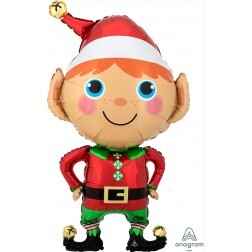 Happy Christmas Elf - Balloon Shop