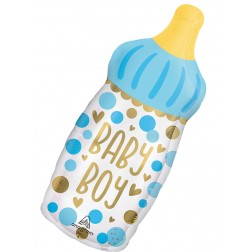 Baby Boy Bottle - Balloon Shop