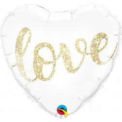 Love Gold Glitter