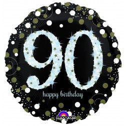 90th Birthday Standard - Balloon Shop