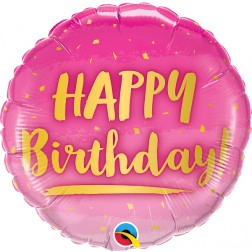 Birthday Gold and Pink