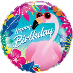 Birthday Tropical Flamingo
