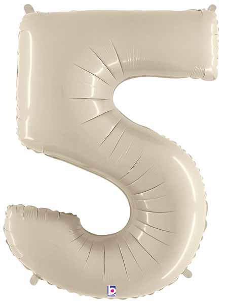 Number 5 - White Sand - Balloon Shop