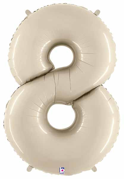 Number 8 - White Sand - Balloon Shop
