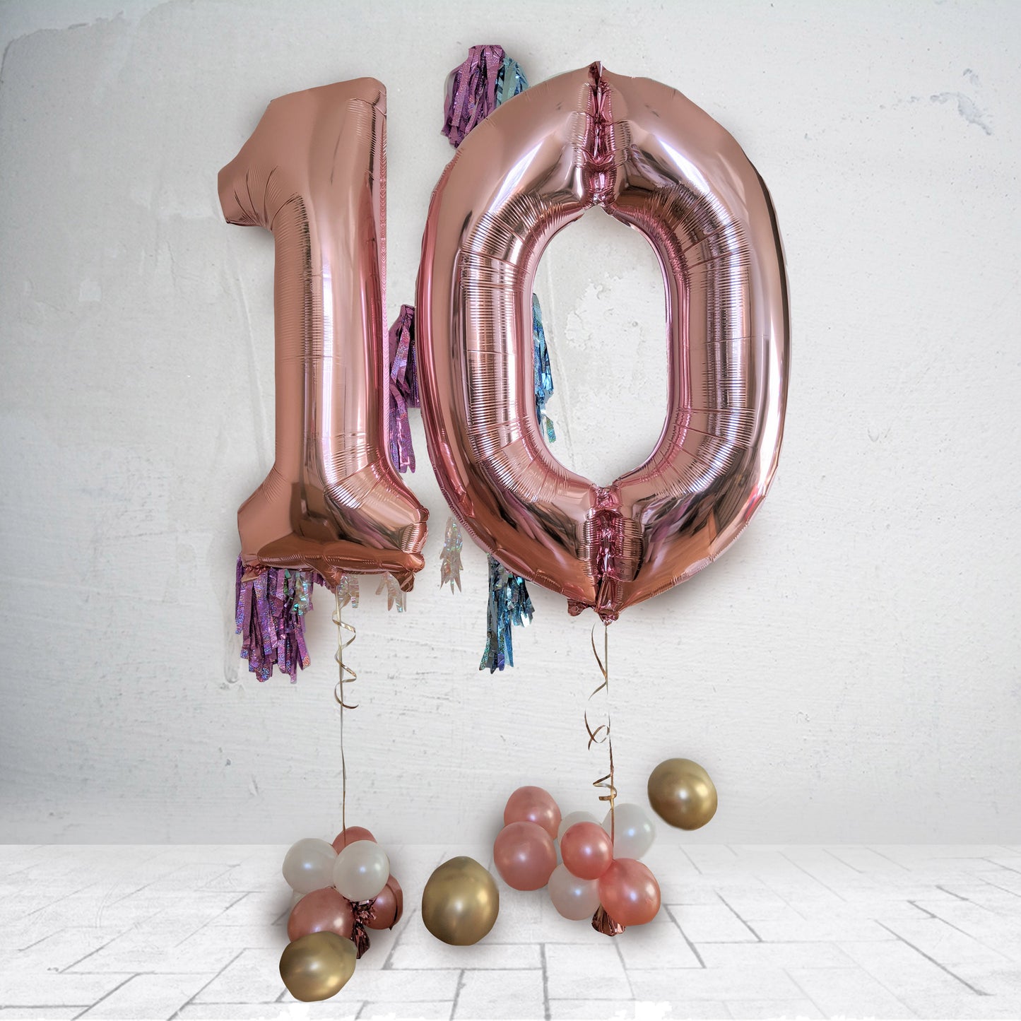 Jumbo numbers double digit birthday balloons