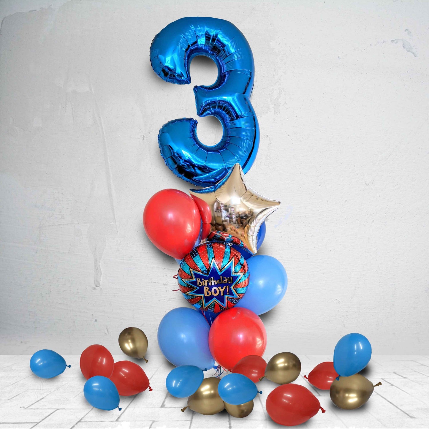 Birthday Boy Bouquet - Balloon Shop