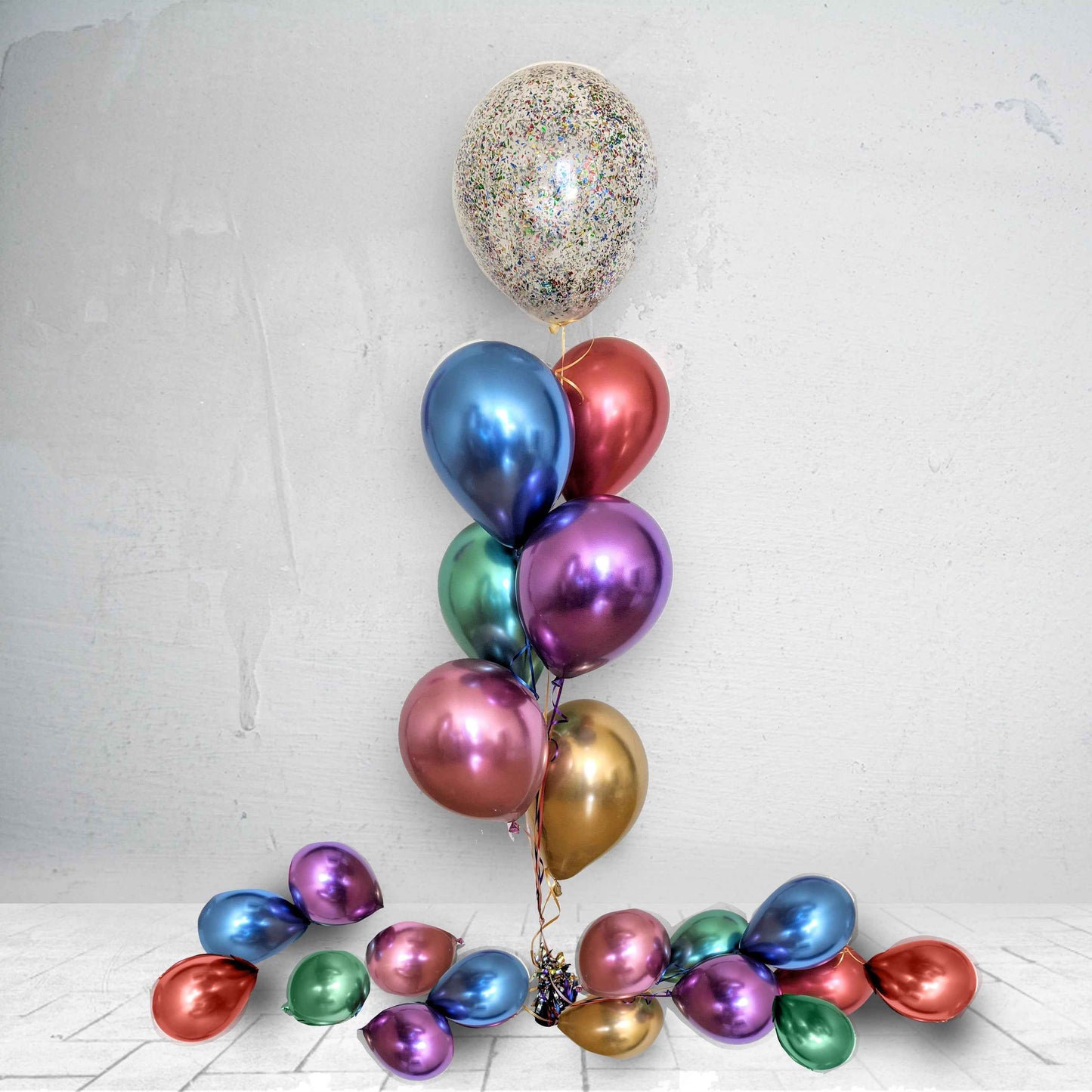 Chrome Confetti! - Balloon Shop