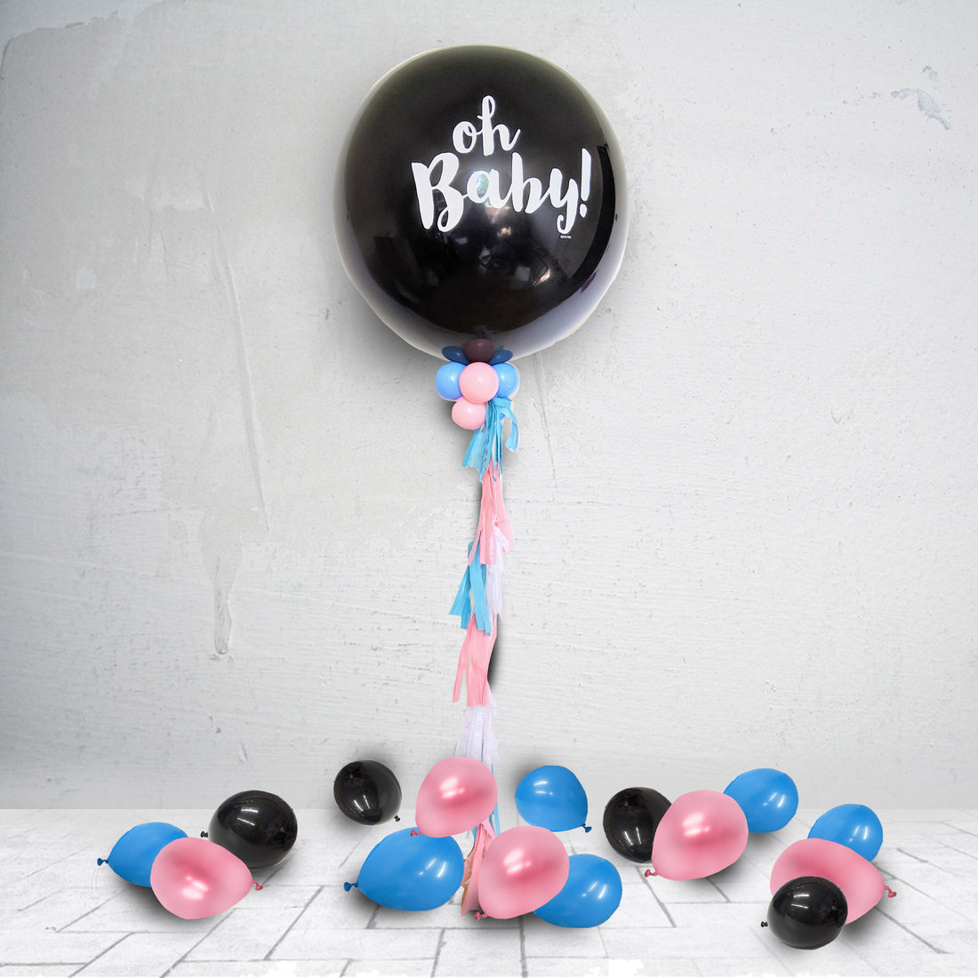 Gender Reveal balloons baby girl or baby boy in Toronto, Pickering and Ajax Ontario Canada 