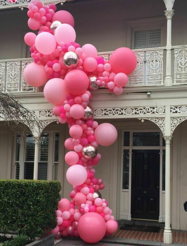 Balloon Garland Decor for Stunning Event and Party Columns