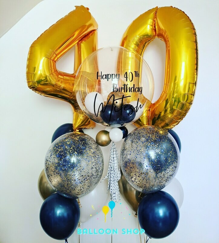 Personalized Balloon Bouquet - Customizable Options Available