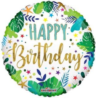 Jungle Leaves Birthday