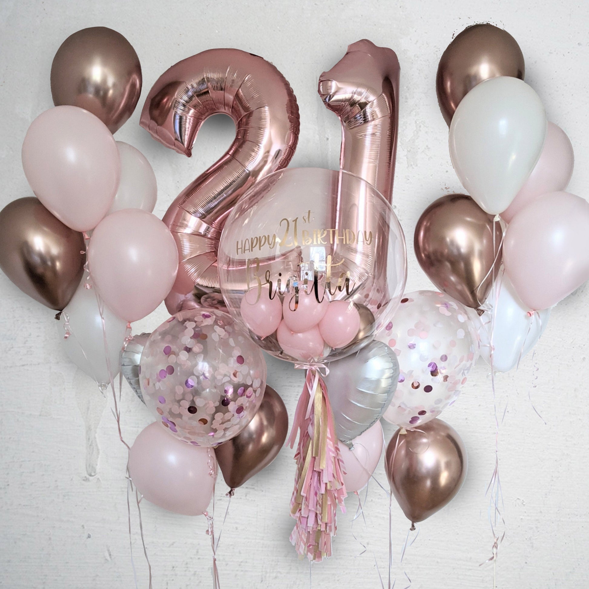 21st birthday balloons