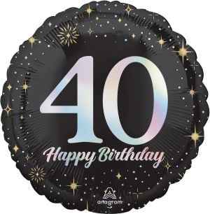 40th Sparkling Birthday Standard