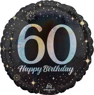 60th Sparkling Birthday Standard