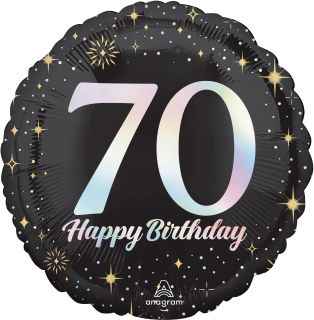 70th Sparkling Birthday Standard
