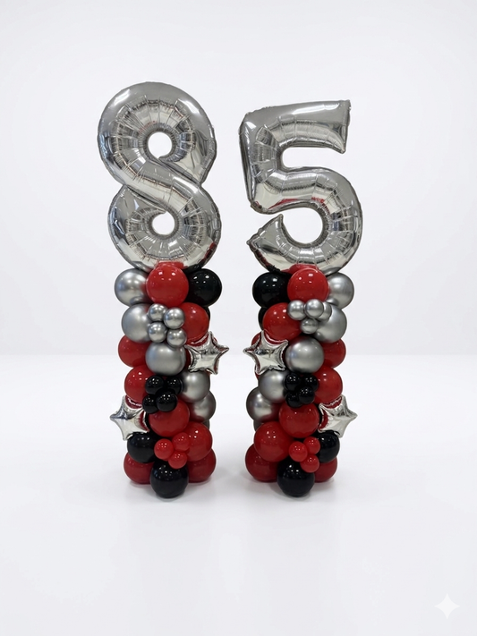 Number Balloon Stack