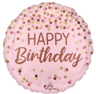 Birthday Pink Confetti