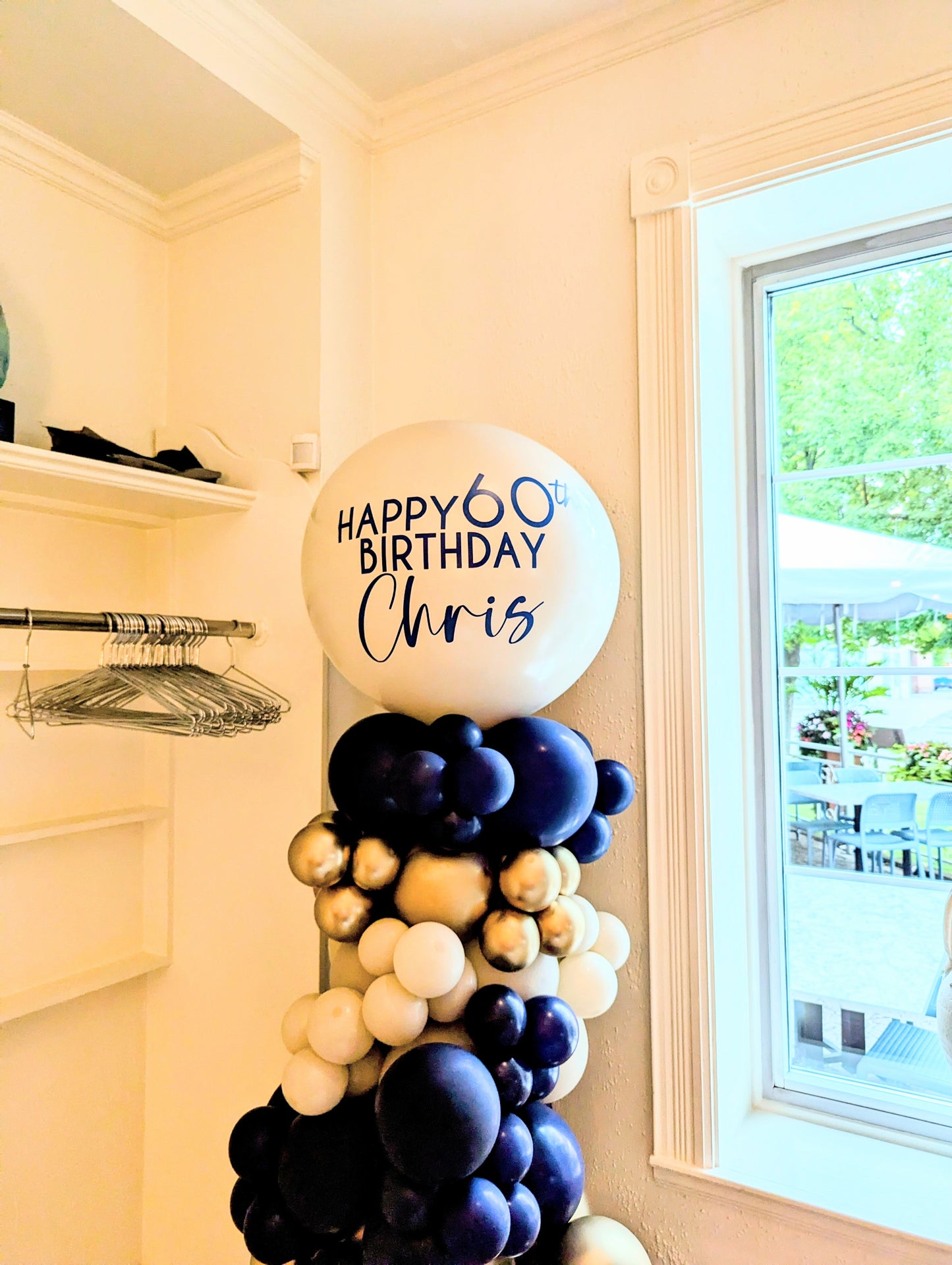 Balloon Column - Personalized Organic Style