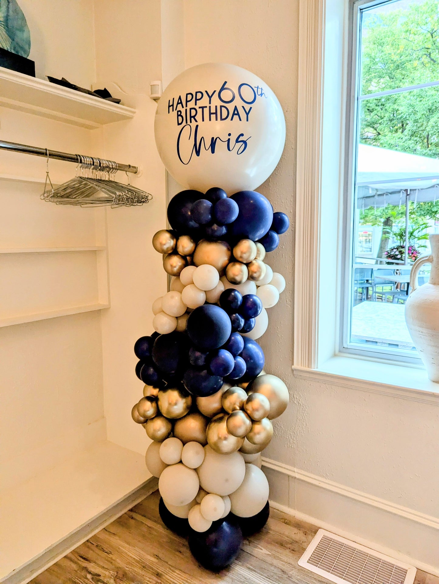 Balloon Column - Personalized Organic Style