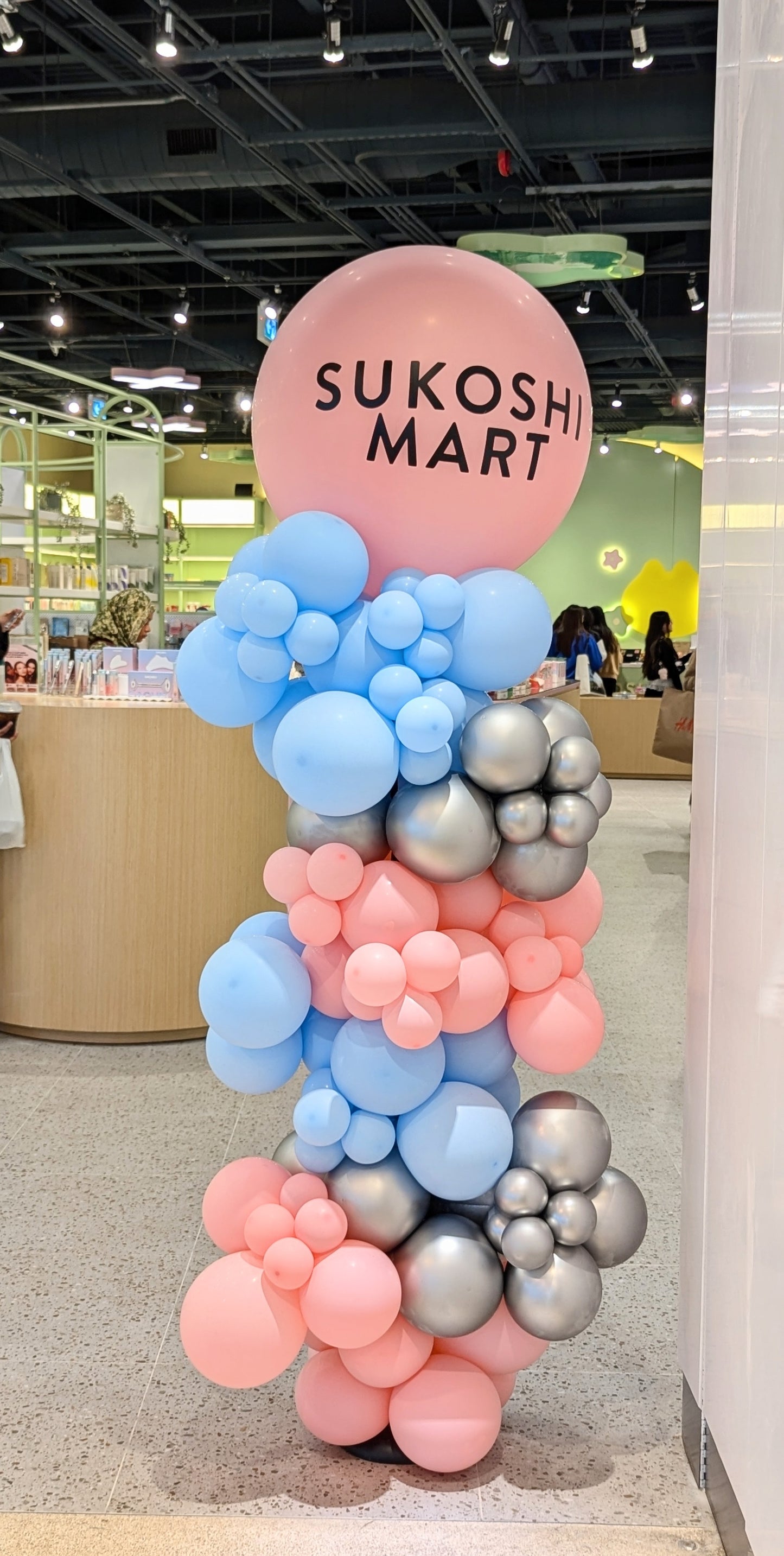 Balloon Column - Personalized Organic Style