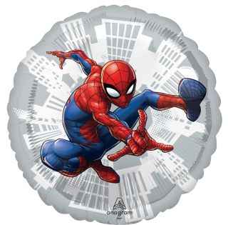 Spider Man Silver Standard Foil Balloon