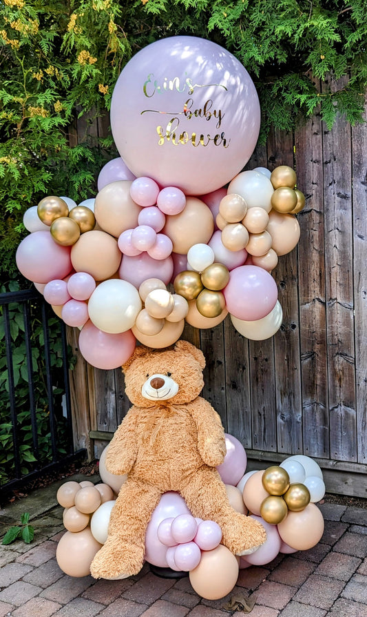 Welcome Baby - Teddy Bear Column