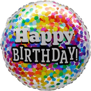 Birthday Colorful Confetti