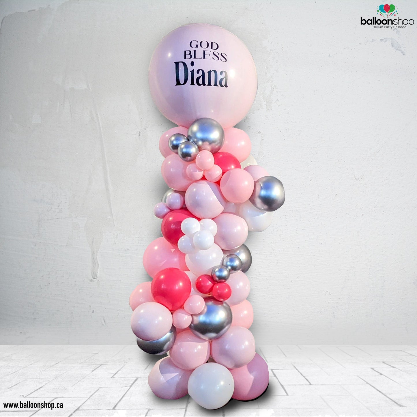 Balloon Column - Personalized Organic Style