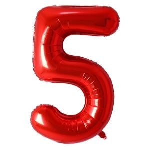 Number 5 - Red