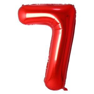 Number 7 - Red