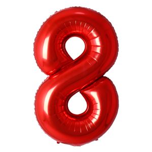 Number 8 - Red