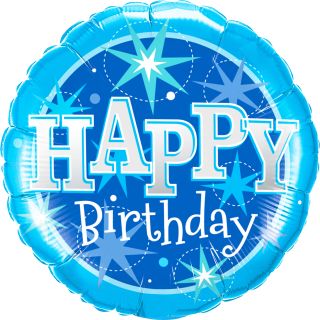 HBD Blue Sparkle