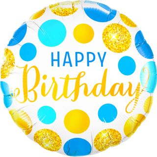 Birthday Glittery Dots
