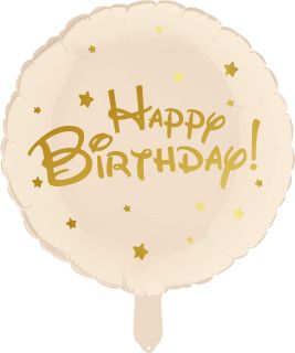 Birthday Script Cream
