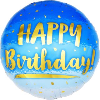 Birthday  Blue & Gold