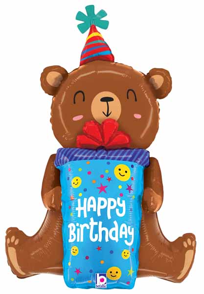 HBD Smiley Gift Bear