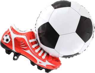 Soccer Ball Red Cleats