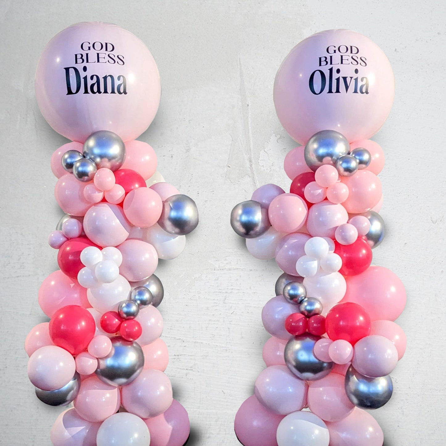 Balloon Column - Personalized Organic Style