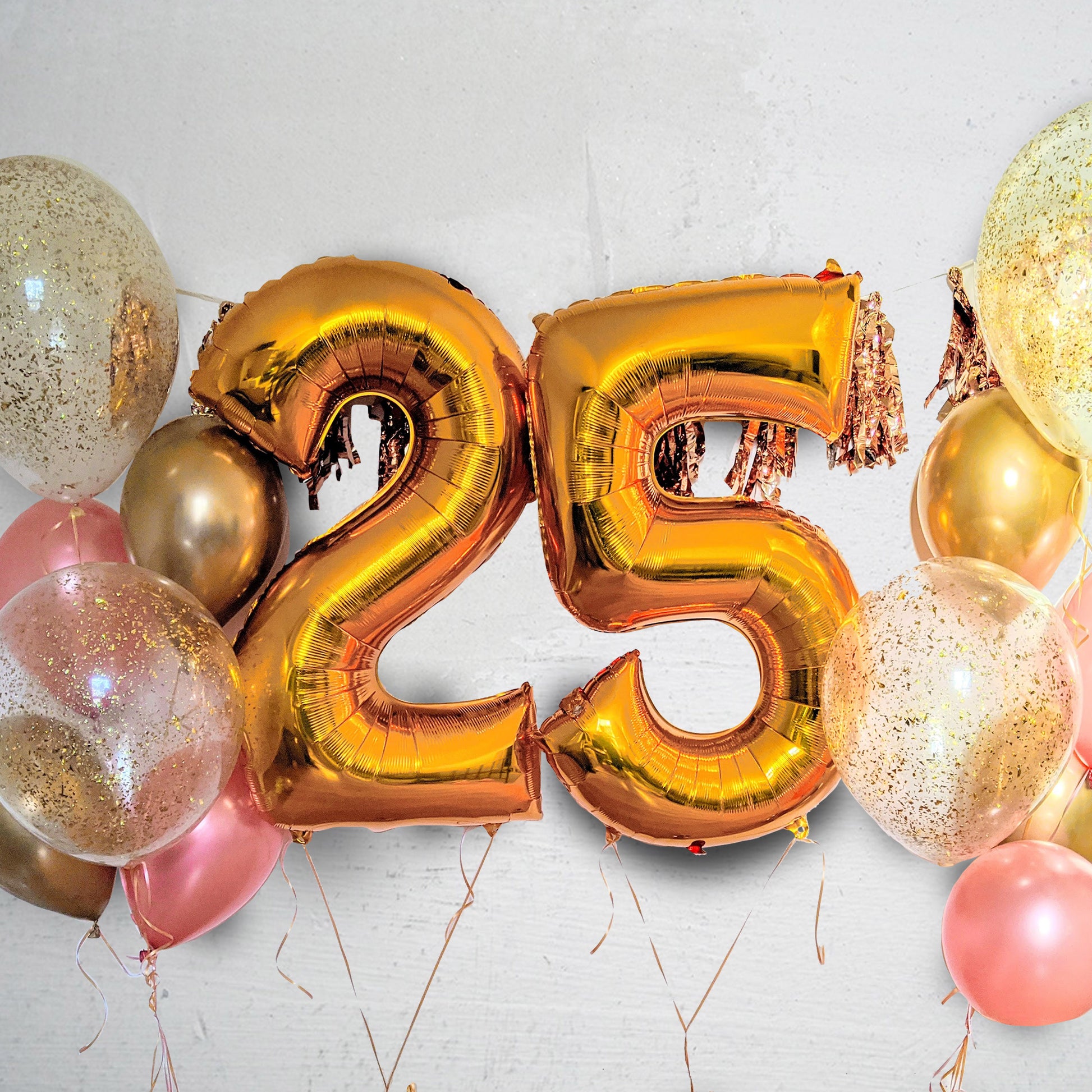 25th birthday balloon decoration