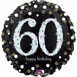 balloon for 60th birthday