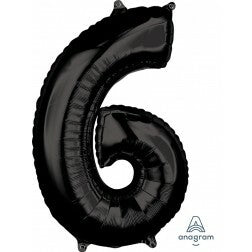 Number 6 - Black
