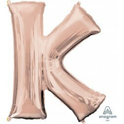 Letter K - Rose Gold