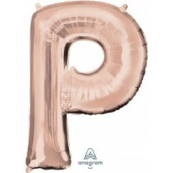 Letter P - Rose Gold