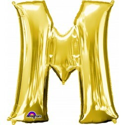 Letter M - Gold