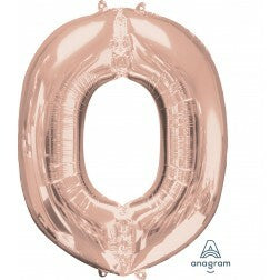 Letter O - Rose Gold