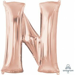 Letter N - Rose Gold