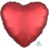 Heart - Metalic Red