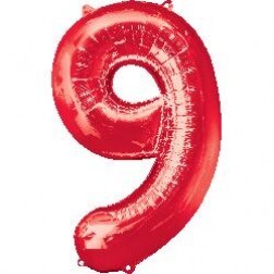 Number 9 - Red